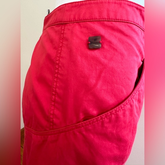 Carolina Herrera Light Red Midi Skirt Zip In Back Bottom Back Pleaded SZ 10 - Picture 4 of 15